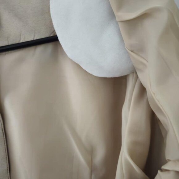 Northern Reflections Cream Embroidered Button Down Jacket Sm - Picture 4 of 9